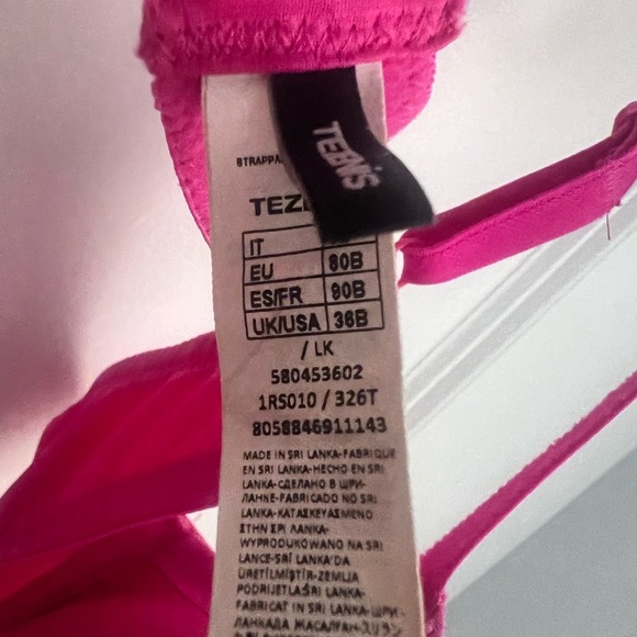 Vibrant Pink Pushup Women's Bra Size 36 B - Picture 3 of 6